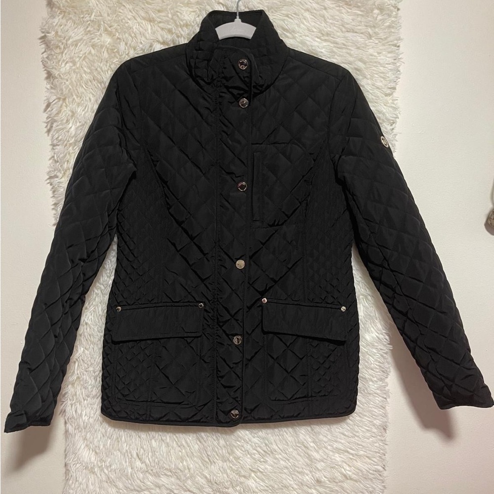 MICHAEL Michael Kors Black Blazer Quilted Jacket